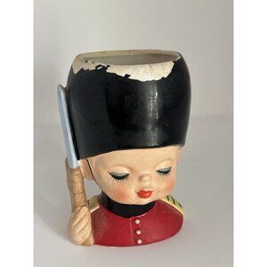 Vintage 1950's Inarco E-2785 Christmas London Toy Soldier Planter Japan
